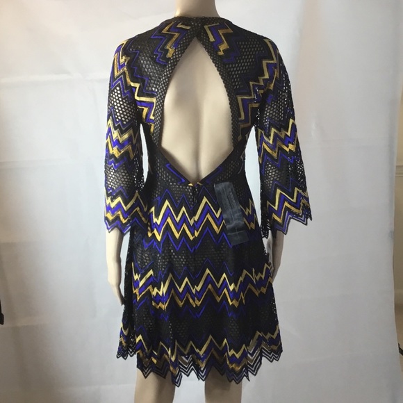 🤗SOLD🤗 BCBGMaxAzria Selena Lace Halter Dress - Picture 4 of 8